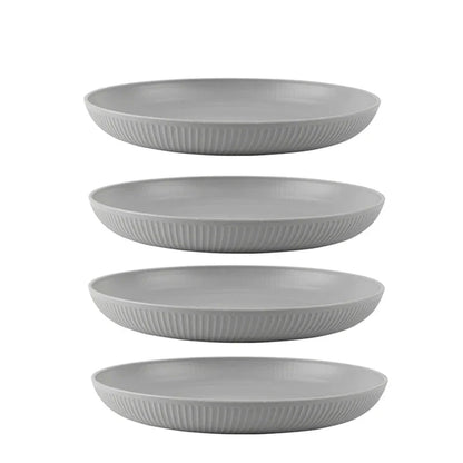 GrijsDiner | Wytrzymały Zestaw Sztućców i Naczyń