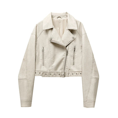 Lotte | Elegancka Vintage Skórzana Kurtka