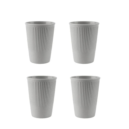 GrijsDiner | Wytrzymały Zestaw Sztućców i Naczyń