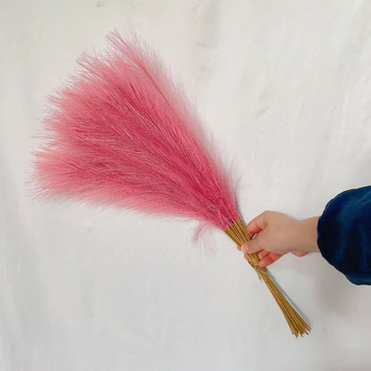 Stylowe sztuczne pióra pampasowe do dekoracji