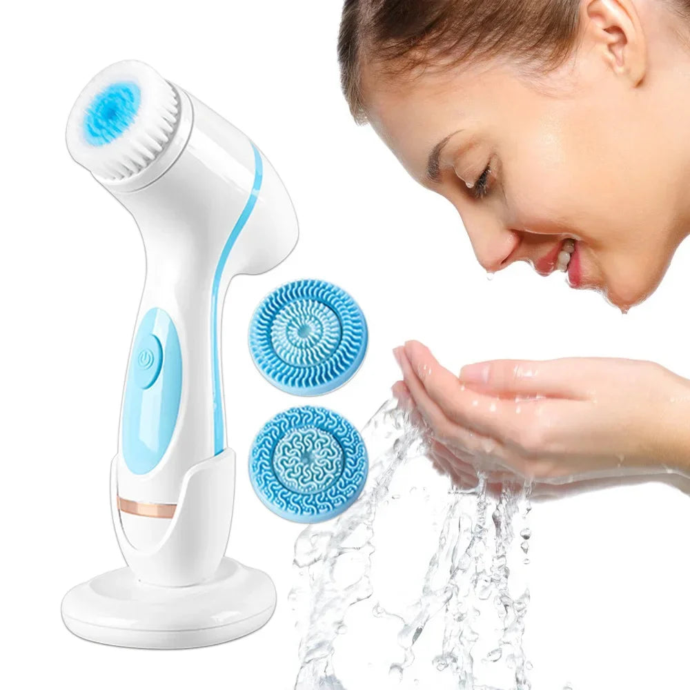 GlowSonic - 3-in-1 Sonic Facial Cleansing and Spa System