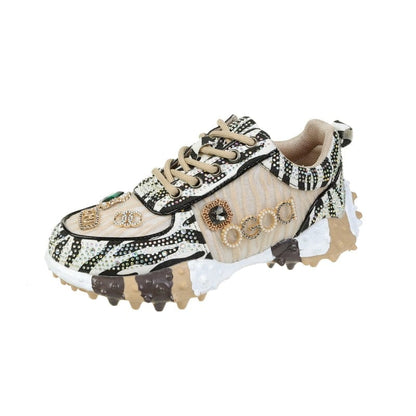 Viviana | Lśniące diamentowe obuwie