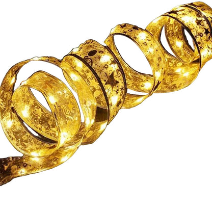 Elegancka LED Wstążka Świecąca - Dekoracja Choinkowa