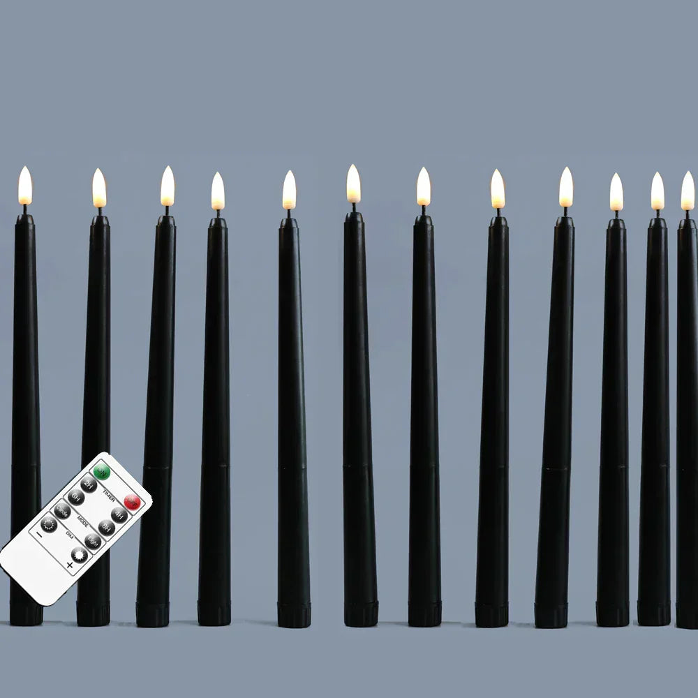 Świece LED z efektem płomienia - idealne do dekoracji na Halloween