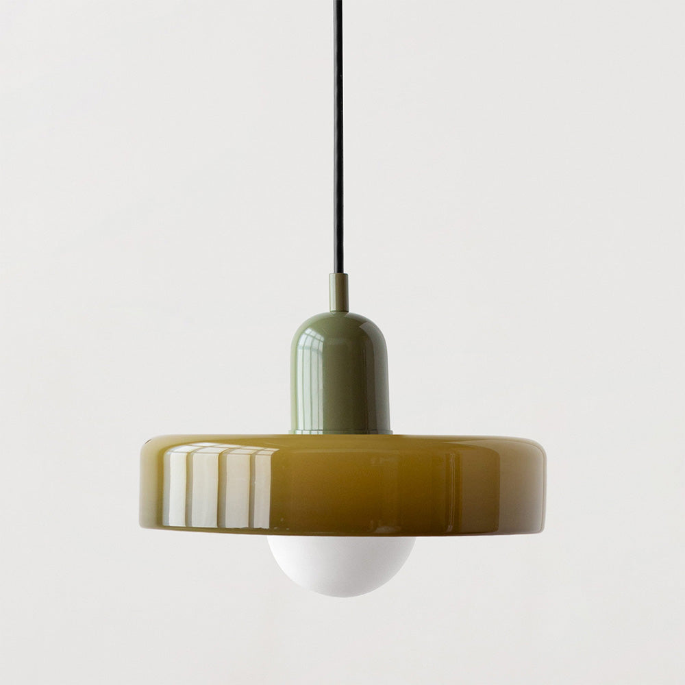Kolorowa lampa wisząca Bauhaus - StiloGlas