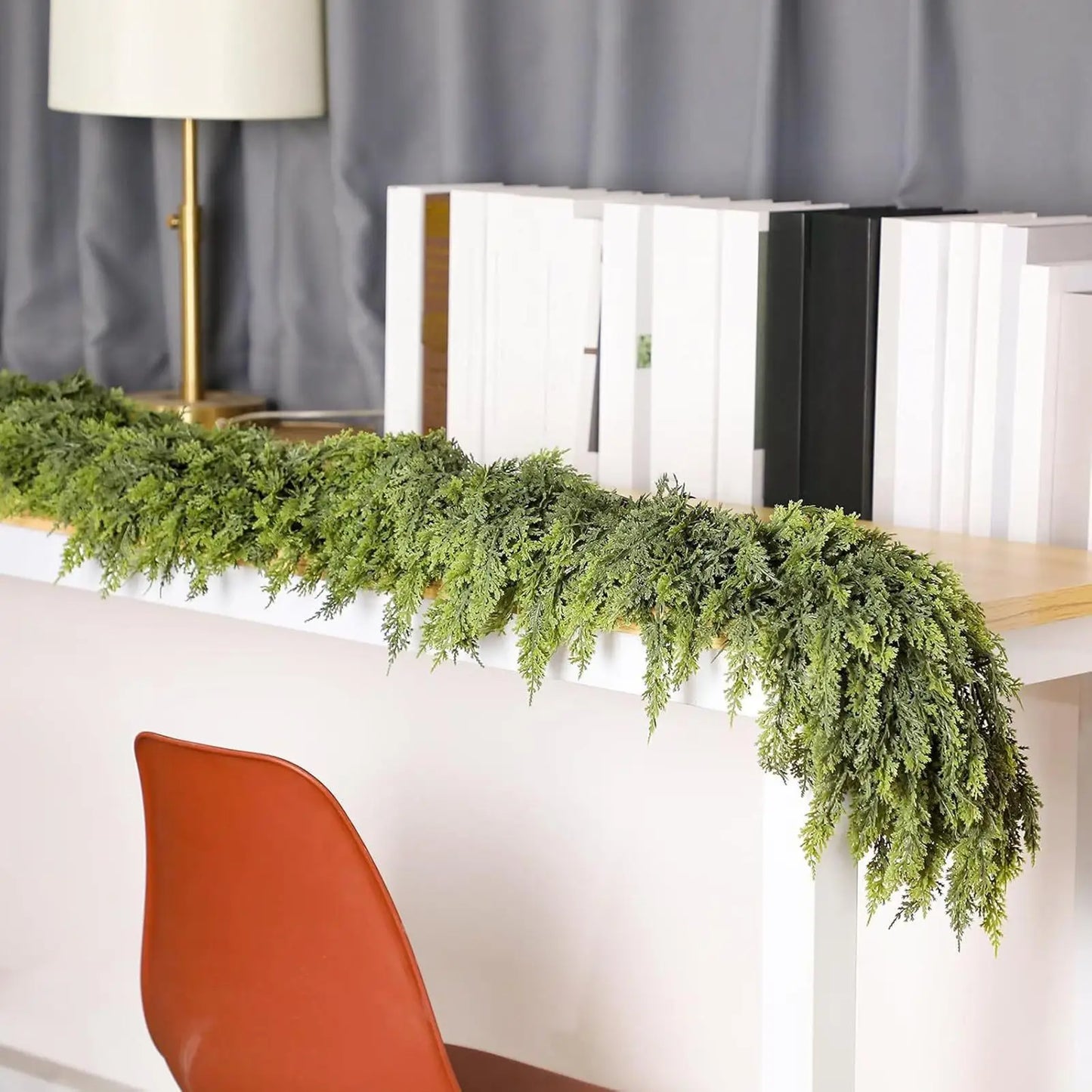 EvergreenCharm – Zachwycający Wianek Bożonarodzeniowy z Cyprysowych Liści