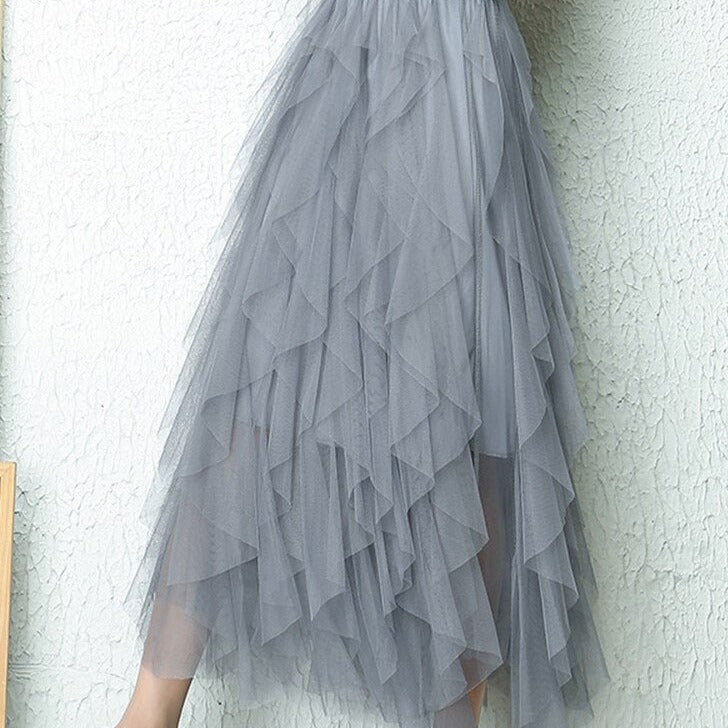 KOLETTE – Plisowana spódnica z wysokim stanem dla kobiet