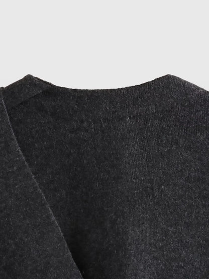 Elara Luxe Oversized Wool Coat - Ultimate Comfort