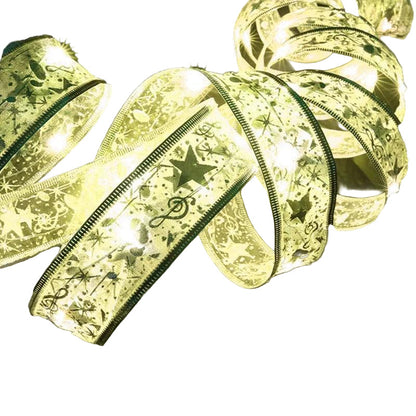 Elegancka LED Wstążka Świecąca - Dekoracja Choinkowa