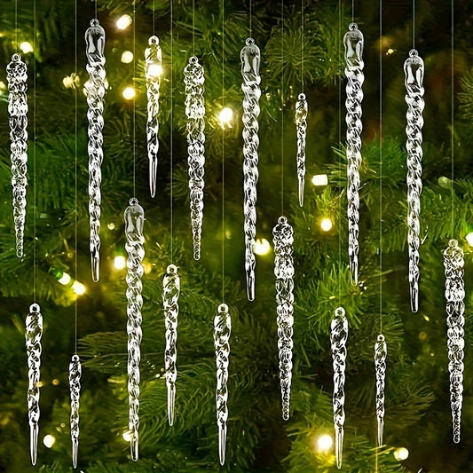 WinterGlans | Premium Crystal Clear Holiday Decoration Set