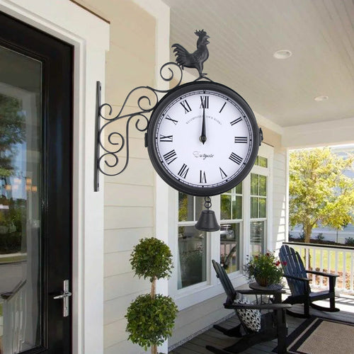 Dwustronny Wodoodporny Zegar Ścienny