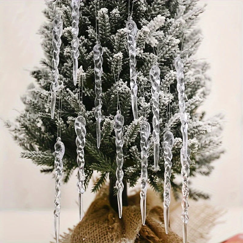 WinterGlans | Premium Crystal Clear Holiday Decoration Set