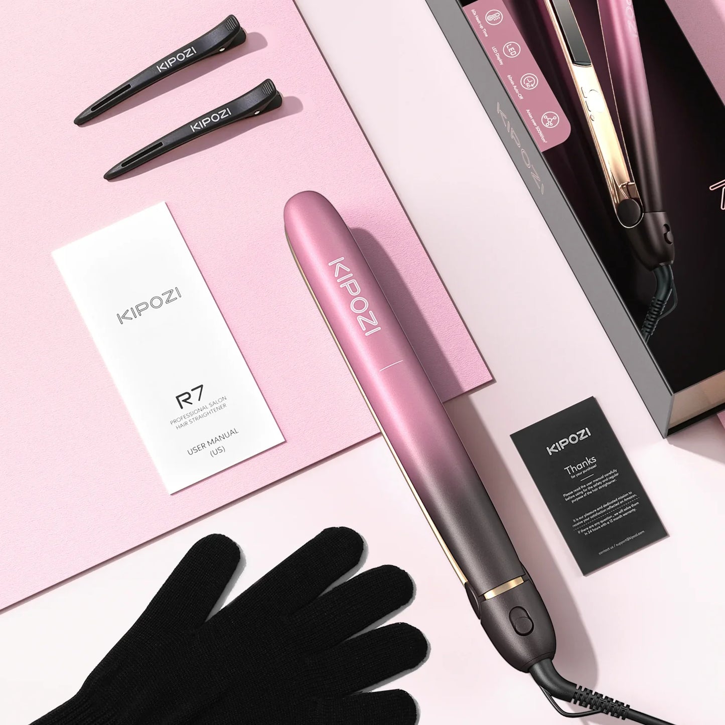 StyleLux - Prostownica i Lokówka w Różowym Złocie