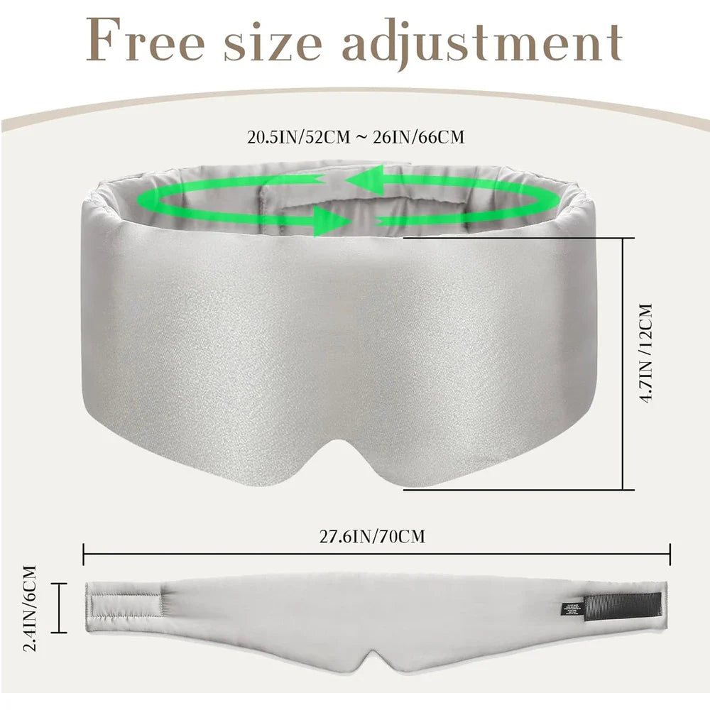 LuxeDream - Delikatna Maska na Oczy z Morwy