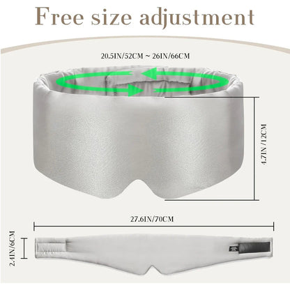 LuxeDream - Delikatna Maska na Oczy z Morwy