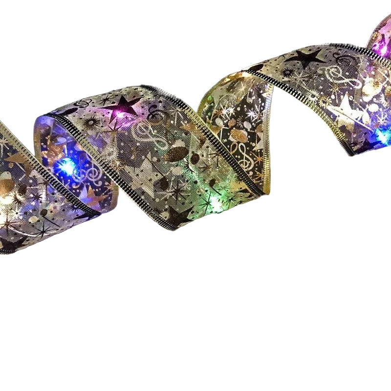 Elegancka LED Wstążka Świecąca - Dekoracja Choinkowa