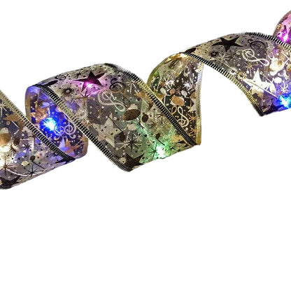 Elegancka LED Wstążka Świecąca - Dekoracja Choinkowa