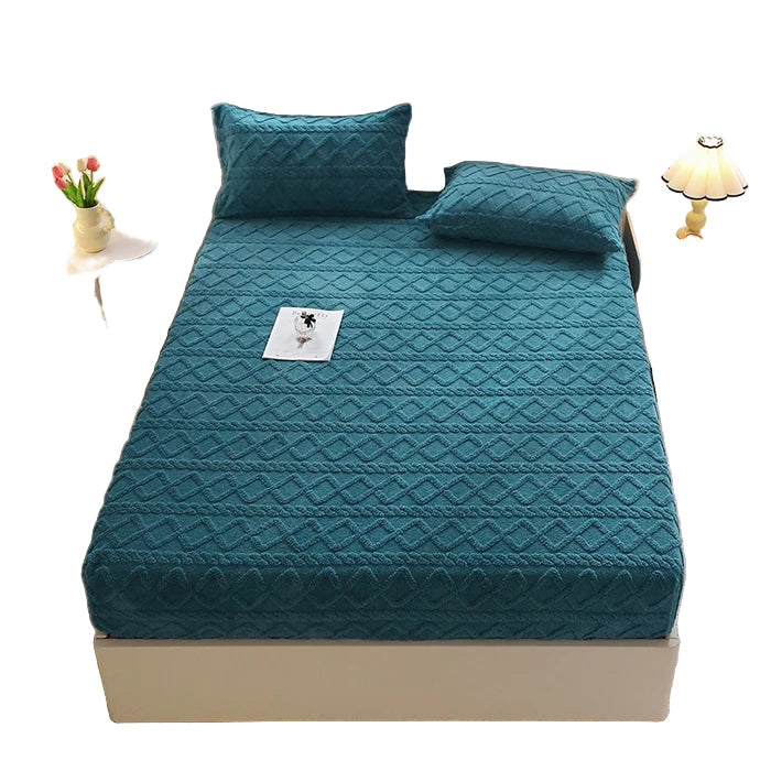 Gruby Wzór Zimowa Kołdra Flanelowa i Puszysta