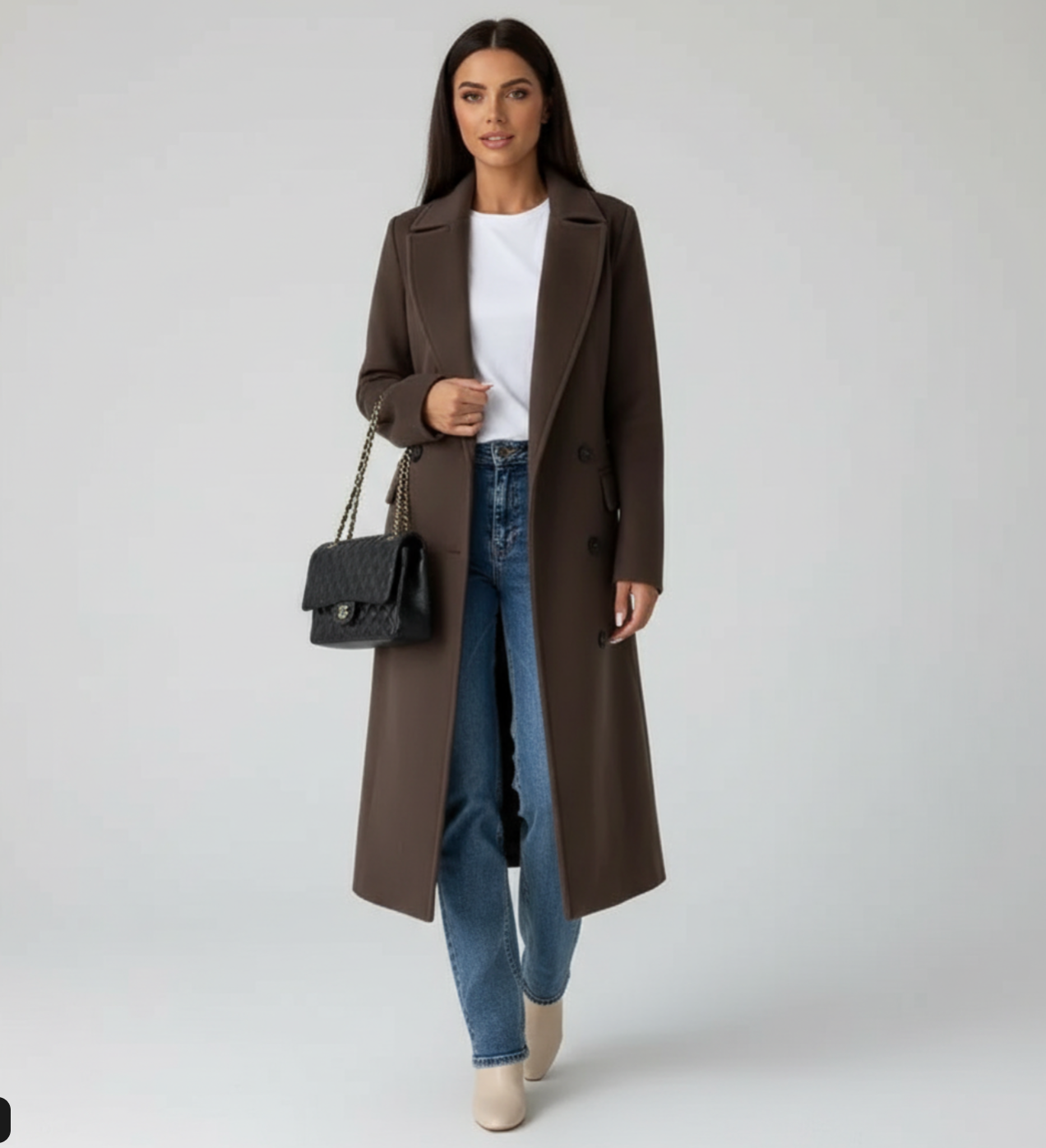 Kurtka zimowa damska | Płaszcz welniany