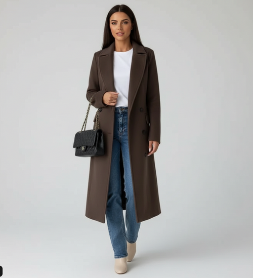 Kurtka zimowa damska | Płaszcz welniany