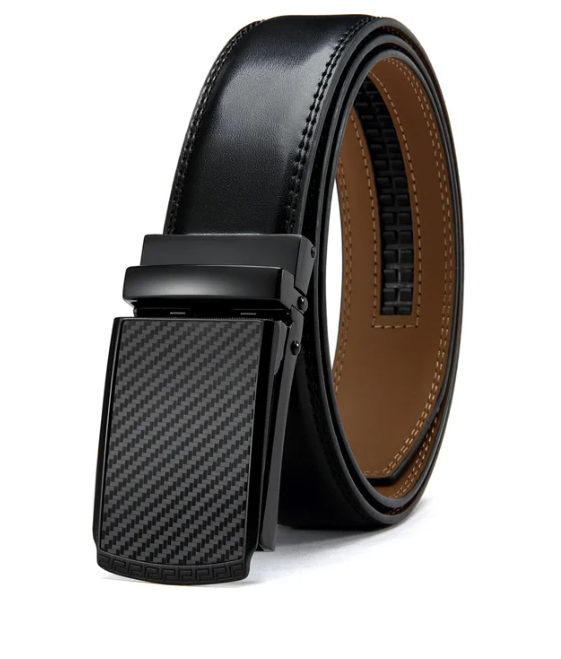 "Męski pasek z automatyczną klamrą – Eleganzio" can be rephrased as "Eleganzio Męski Pasek z Automatyczną Klamrą".