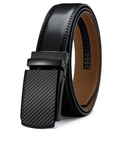 "Męski pasek z automatyczną klamrą – Eleganzio" can be rephrased as "Eleganzio Męski Pasek z Automatyczną Klamrą".