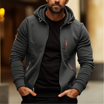 Milan | Stylowy Męski Sweter z Zippem