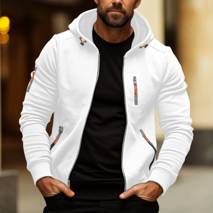 Milan | Stylowy Męski Sweter z Zippem