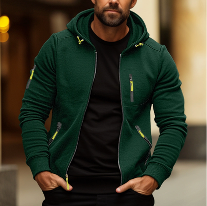 Milan | Stylowy Męski Sweter z Zippem