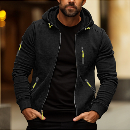 Milan | Stylowy Męski Sweter z Zippem