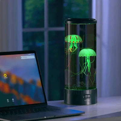 OceanGlow LED Lava Lamp - Medusa Design