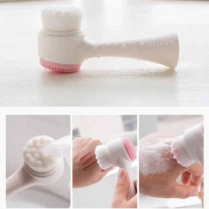 SilkGlow - 3D Silicone Facial Cleanser and Exfoliator