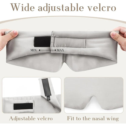 LuxeDream - Delikatna Maska na Oczy z Morwy