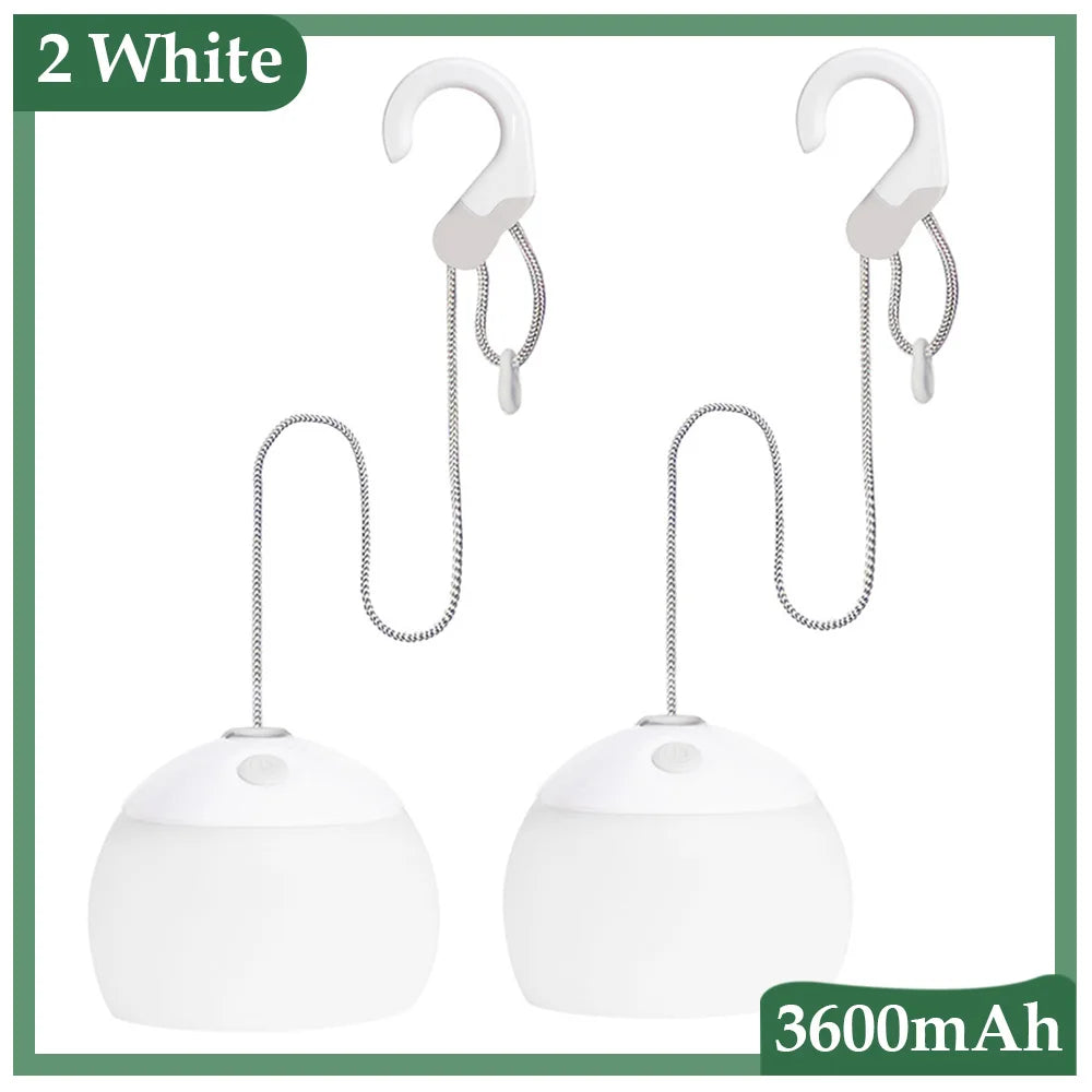 CampGlow Retro USB Rechargeable Camping Lamp