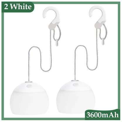 CampGlow Retro USB Rechargeable Camping Lamp