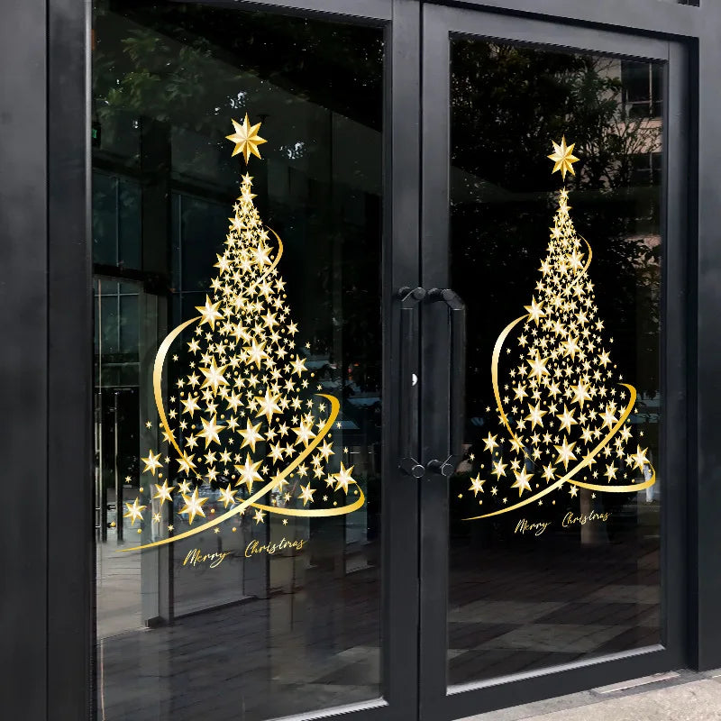 Christmas Window Stickers | Festive Decor Sticks