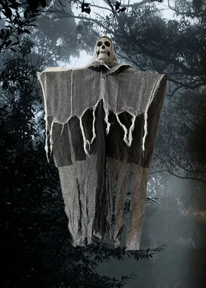 LED Wiszący Duch z Czaszką do Dekoracji Ogrodu i Domu na Halloween