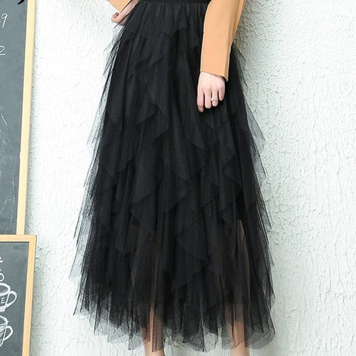 KOLETTE – Plisowana spódnica z wysokim stanem dla kobiet