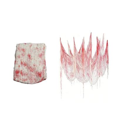 Straszna gaza na drzwi — krwawa zasłona idealna na Halloween i imprezy tematyczne