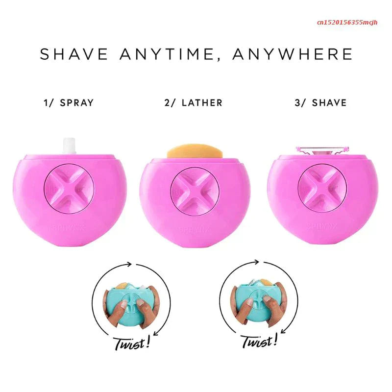 Mini Przenośna Golarka Elektryczna 3 w 1 dla Kobiet - Idealna do Gładkiej Skóry