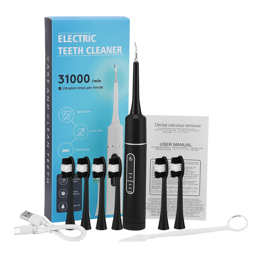 FreshWhite - 6-Mode Electric Toothbrush with Built-in Scaler