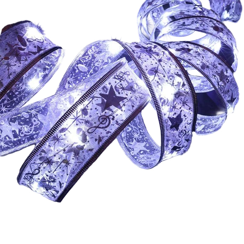 Elegancka LED Wstążka Świecąca - Dekoracja Choinkowa