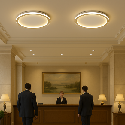 Nowoczesna Skandynawska Lampa Sufitowa LED – Ściemniana i Stylowa do Salonu, Jadalni i Korytarza