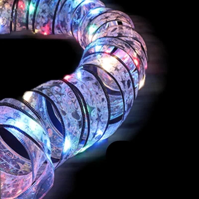 Świąteczne Sznurkowe Światła LED do Dekoracji Choinki i Imprez – Ciepłe Białe, Srebrne, Złote, Czerwone, Długość 1M-10M