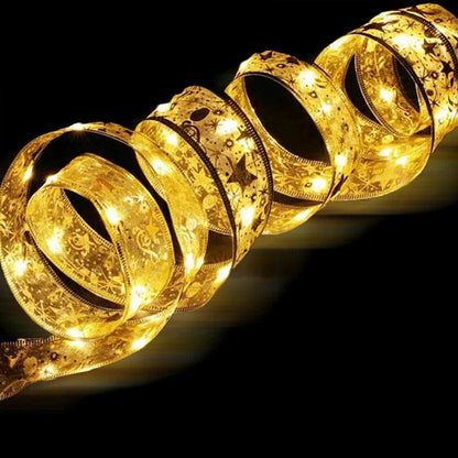 Świąteczne Sznurkowe Światła LED do Dekoracji Choinki i Imprez – Ciepłe Białe, Srebrne, Złote, Czerwone, Długość 1M-10M