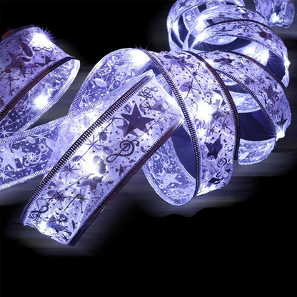 Świąteczne Sznurkowe Światła LED do Dekoracji Choinki i Imprez – Ciepłe Białe, Srebrne, Złote, Czerwone, Długość 1M-10M