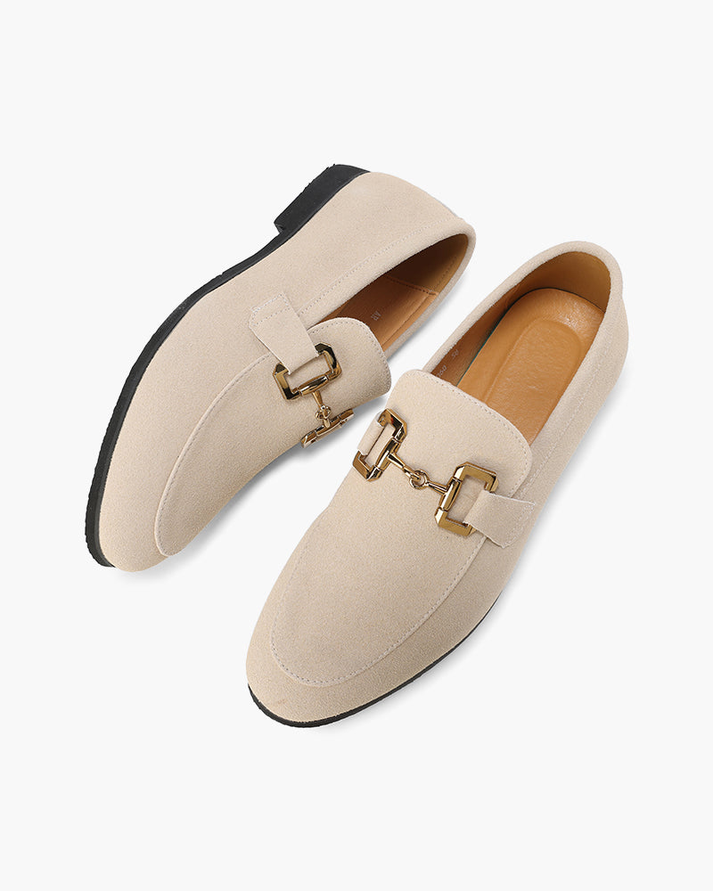 Eleganckie Zamszowe Loafersy