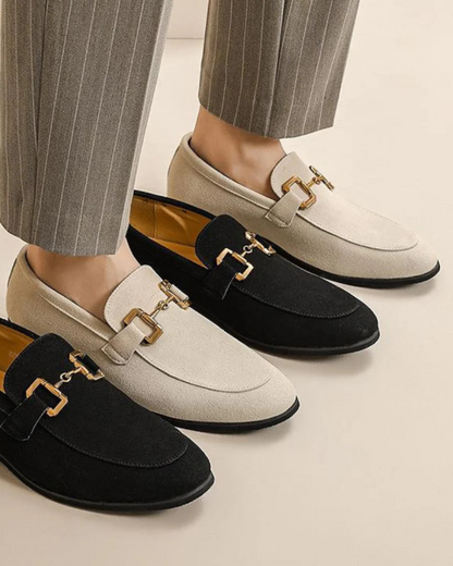 Eleganckie Zamszowe Loafersy