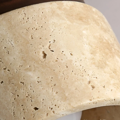 Wabi Sabi Żółta Lampa Sufitowa z Marmuru - TranquilStone