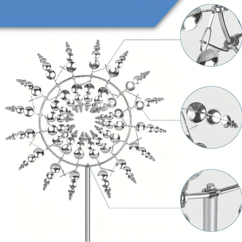 WhirlingWonders | Kinetic Metal Wind Spinner